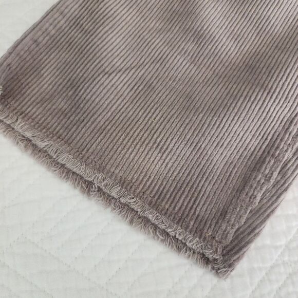 LOFT The straight crop high rise corduroy Frey hem pants - Picture 13 of 16